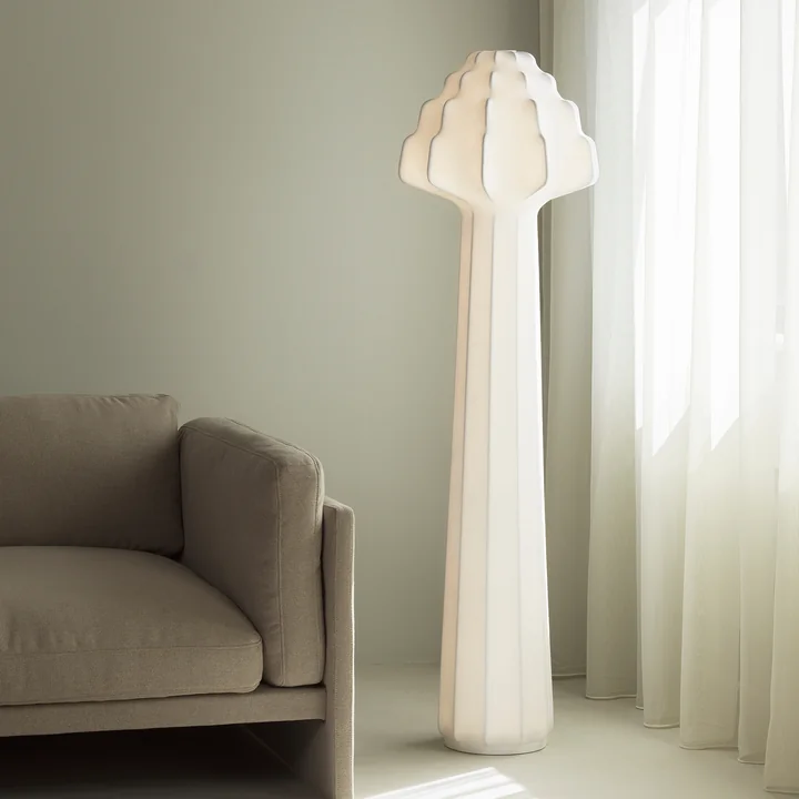 Normann Copenhagen - Phantom LED Stehleuchte, weiß