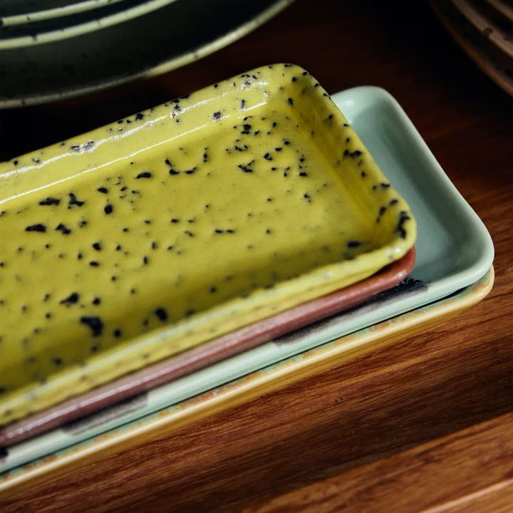 HKliving - 70's Tablett, 7,7 x 13,6 cm