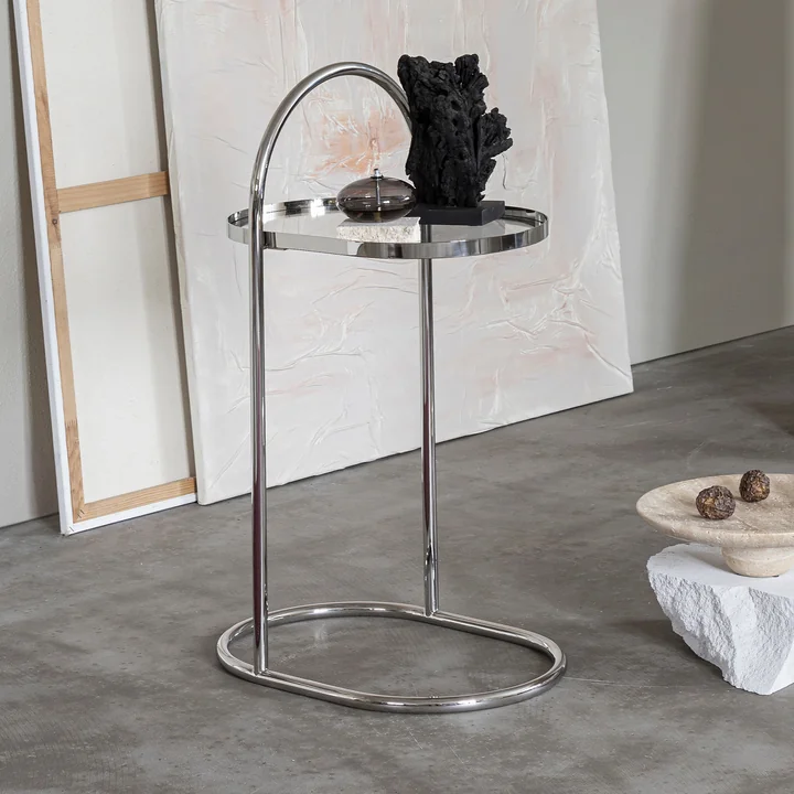 Mette Ditmer - Moves Beistelltisch, chrom