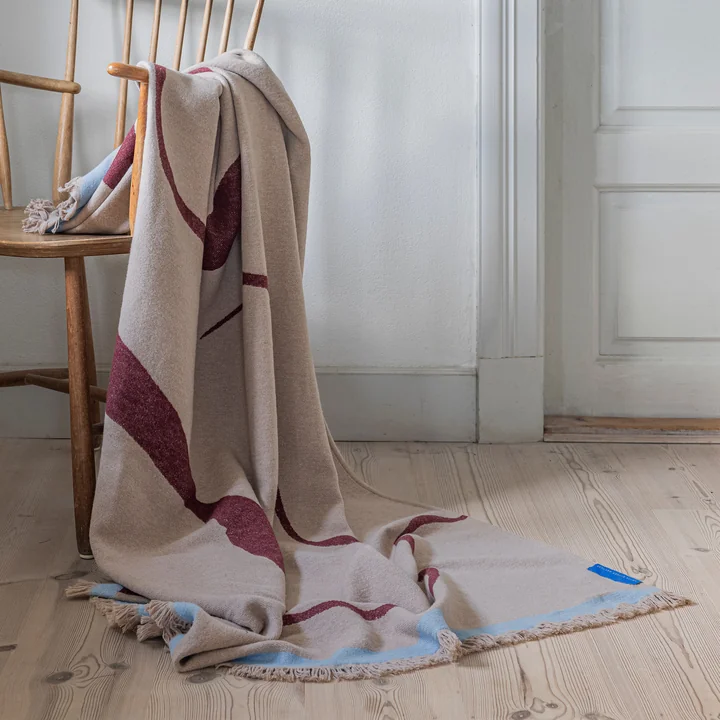 Mette Ditmer - Studio Decke, 130 x 175 cm, wein