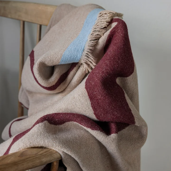 Mette Ditmer - Studio Decke, 130 x 175 cm, wein