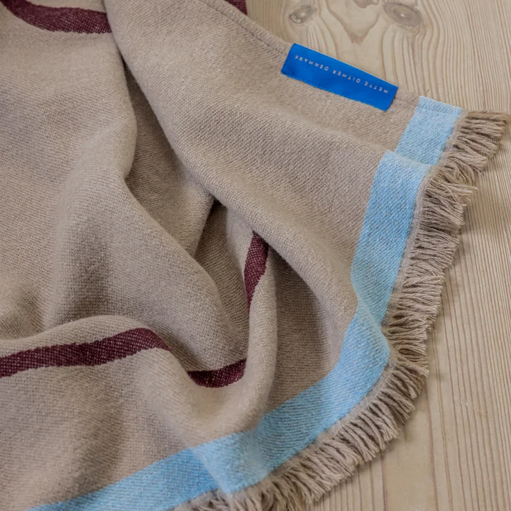 Mette Ditmer - Studio Decke, 130 x 175 cm, wein