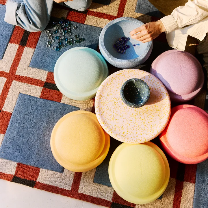 Stapelstein® - Spring Special Rainbow Set pastel, multicolor (8er-Set) (Bord + Mini Original)