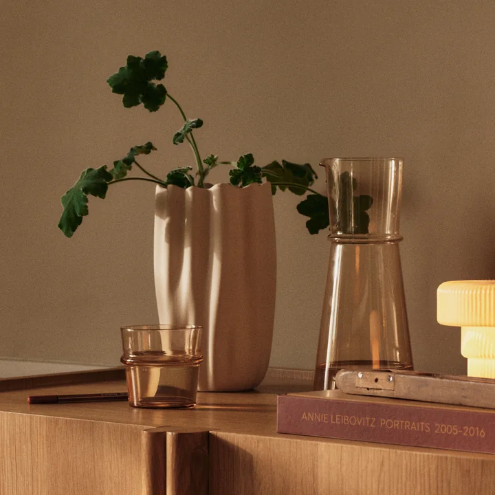 Ferm Living - Nium Vase, H23 cm, off white