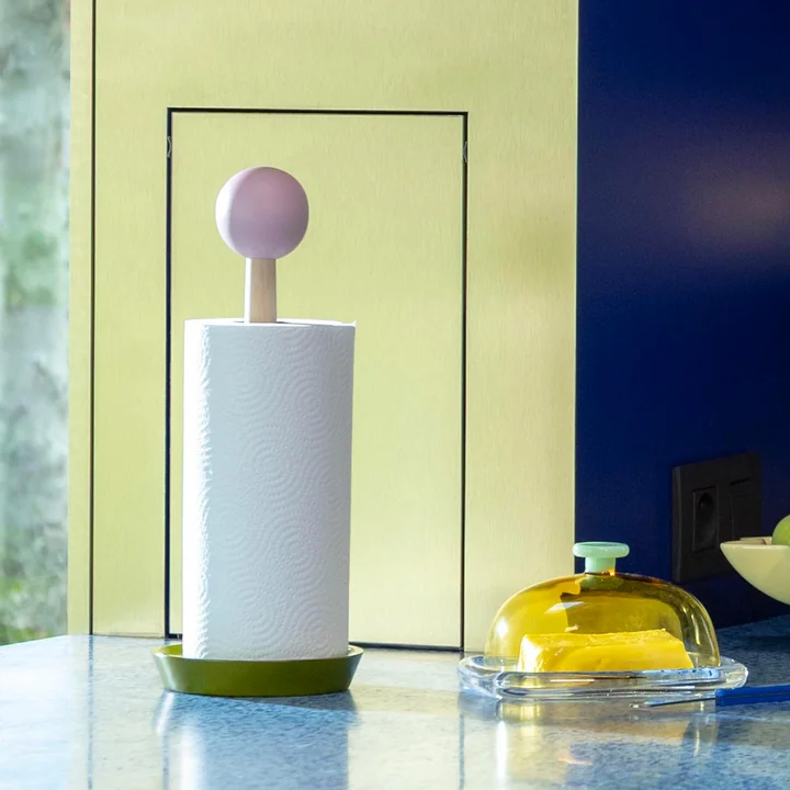 &klevering - Halma Küchenrollenhalter, mehrfarbig