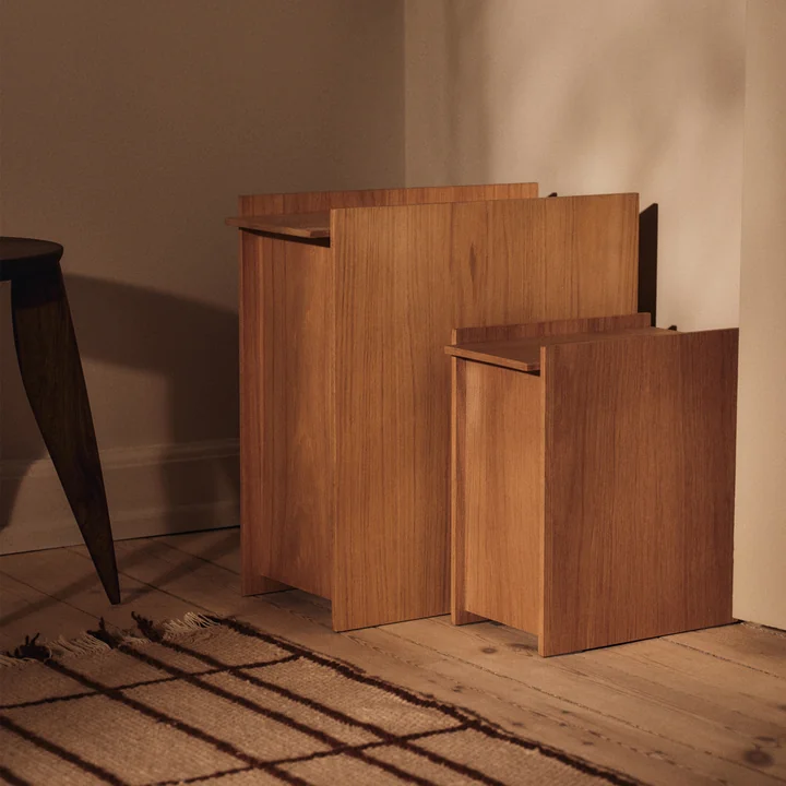 Ferm Living - Sama Abfalleimer, Eiche