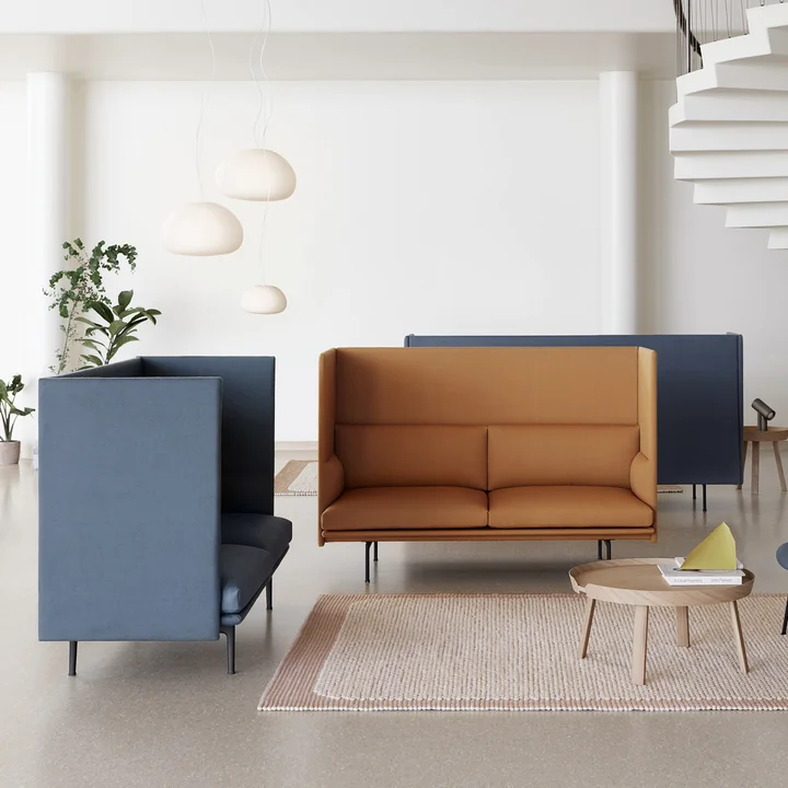 Muuto - Fluid Pendelleuchte, opalweiß