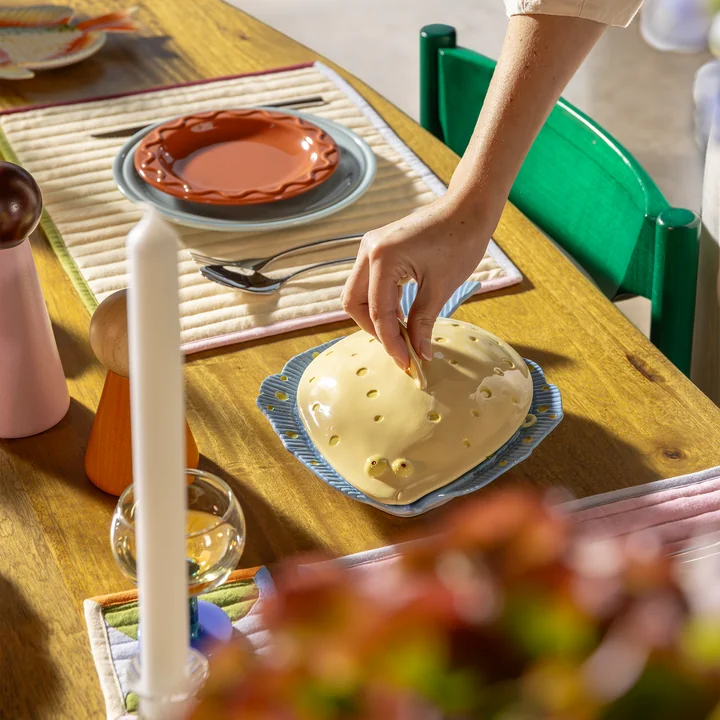 &klevering - Plaice Terrine, 29,5 x 21 cm, gelb