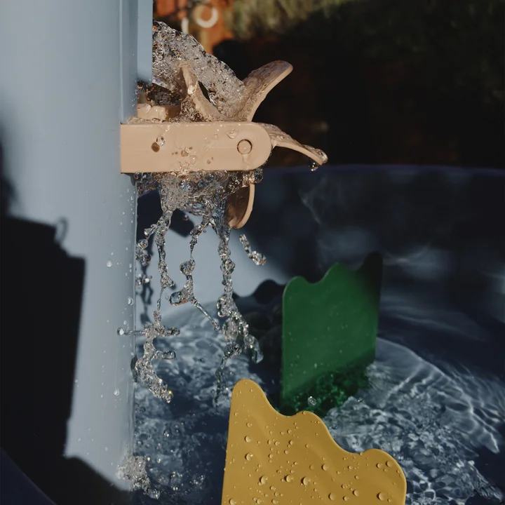 LIEWOOD - Sepp Spieltisch, 80 x 76 cm, Beach blue multi mix