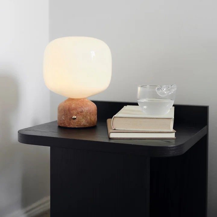 Gejst - MEEMO portable Tischleuchte Amber Red Marble