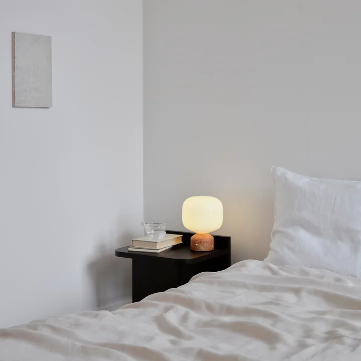 Gejst - MEEMO portable Tischleuchte Amber Red Marble