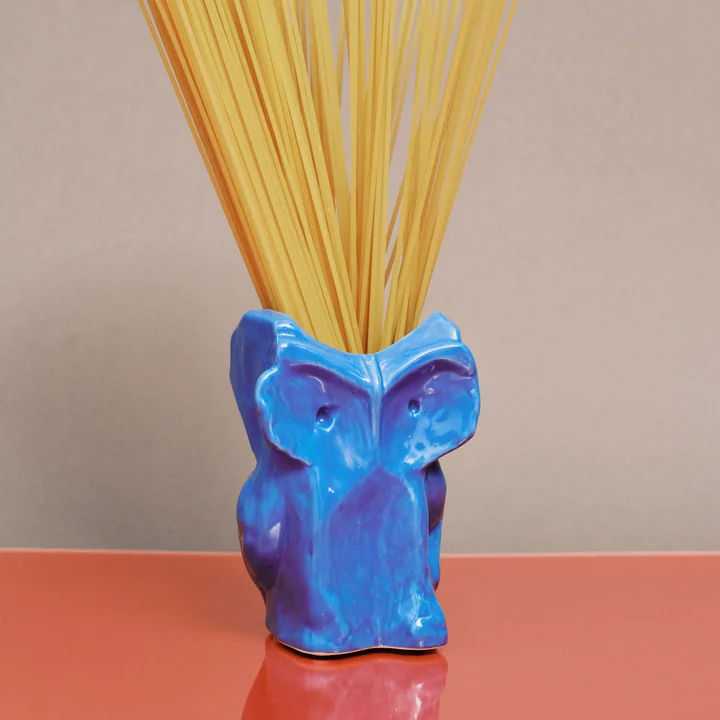 Serax - After Midnight Vase Owl, XS, blau