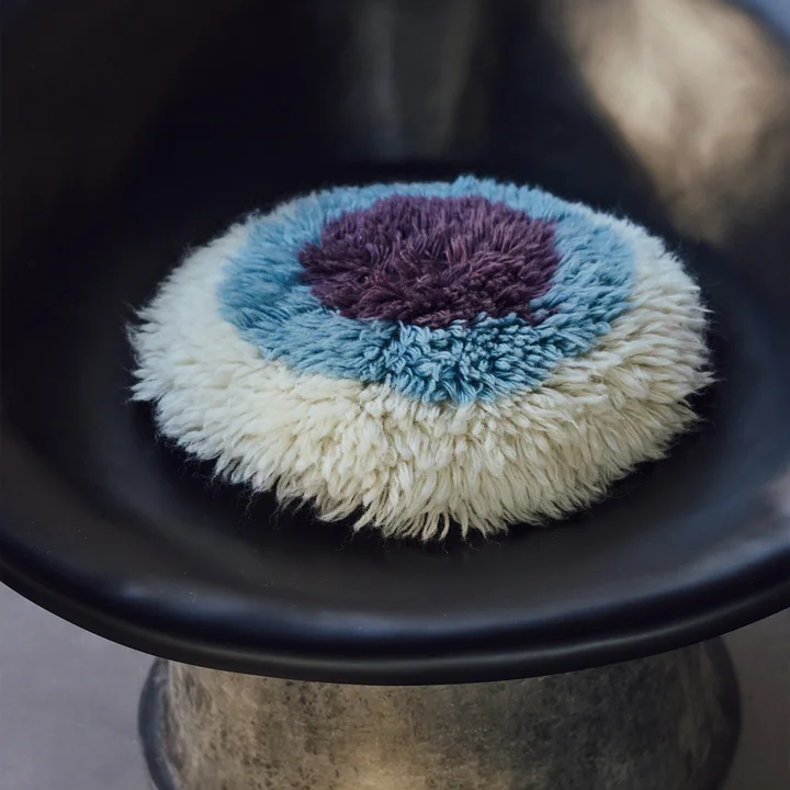 HKliving - Fluffy Kissen, Ø 40 cm, eye catcher