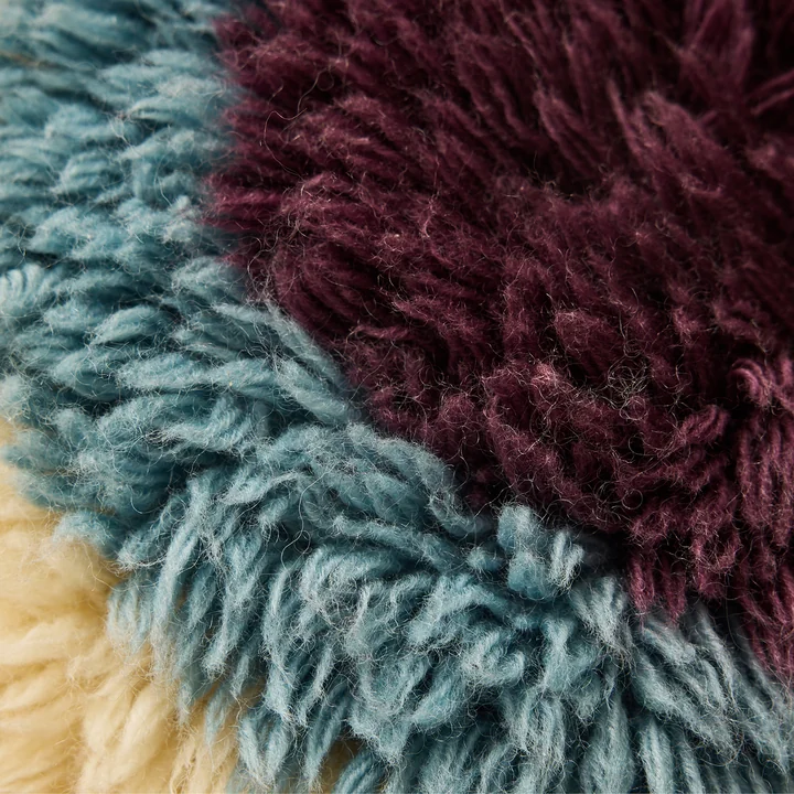 HKliving - Fluffy Kissen, Ø 40 cm, eye catcher