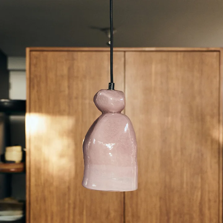 HKliving - Gemstone Pendelleuchte, amethyst