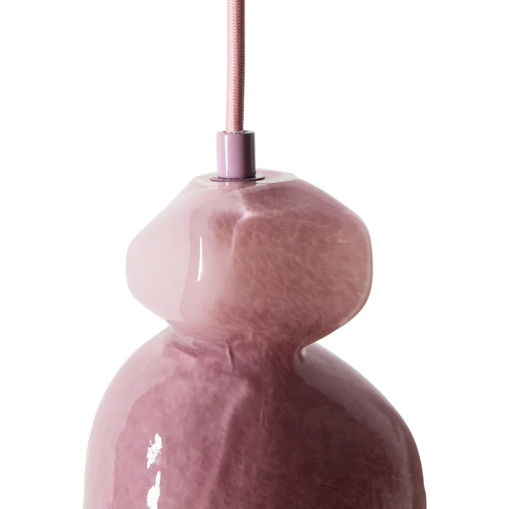 HKliving - Gemstone Pendelleuchte, amethyst