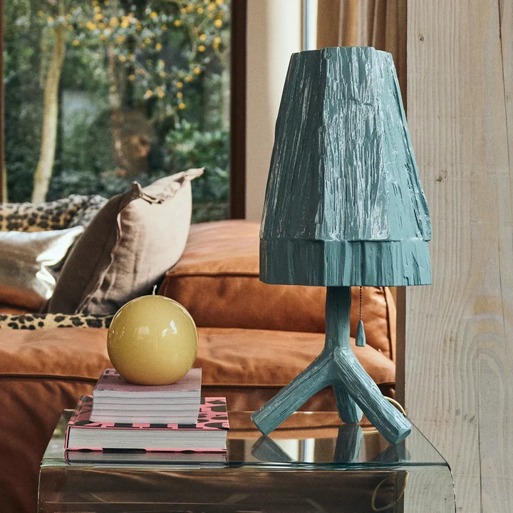 HKliving - Tischleuchte, sky blue
