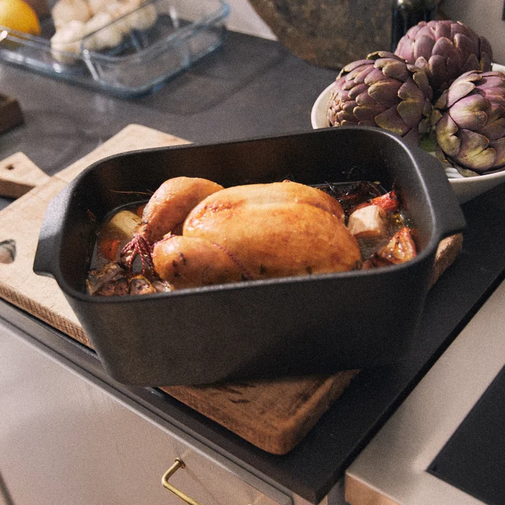 Rosendahl - Bake 'n' Roast Römertopf 5,0 l, grau