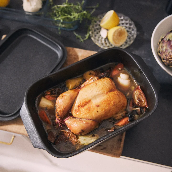 Rosendahl - Bake 'n' Roast Römertopf 5,0 l, grau