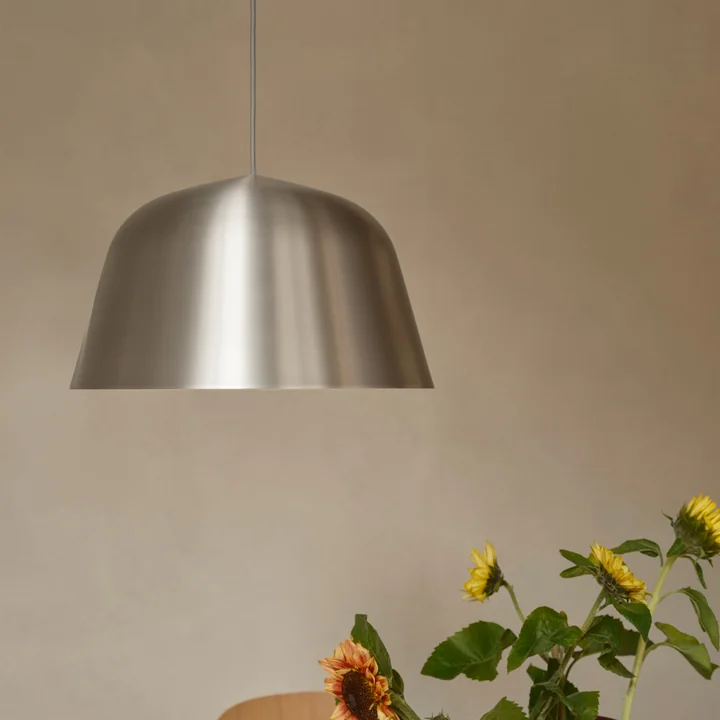 Muuto - Ambit Pendelleuchte, Ø 40 cm, brushed aluminium