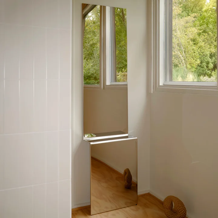 Muuto - Pleat Spiegel, polished steel