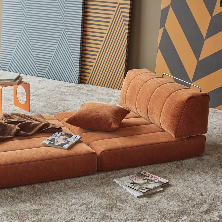 Innovation Living - Cozypad Sessel, rust orange (Stoff 412 Esina)