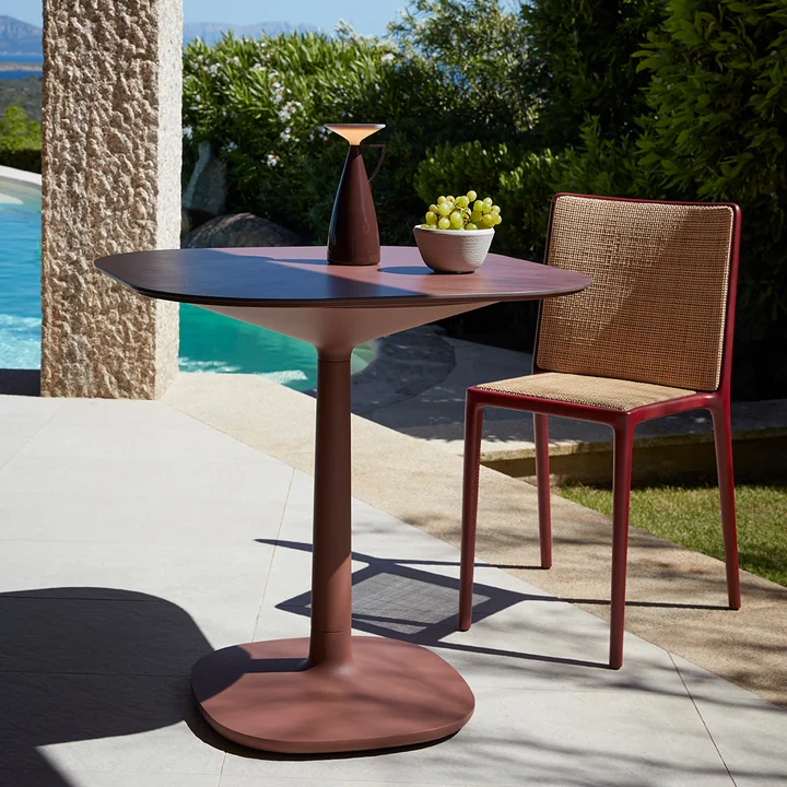 Kartell - Belvedere Vienna Stuhl, burgundy