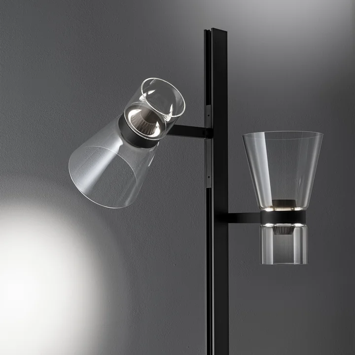 Flos - Nocturne Stehleuchte F2 Kegel, schwarz