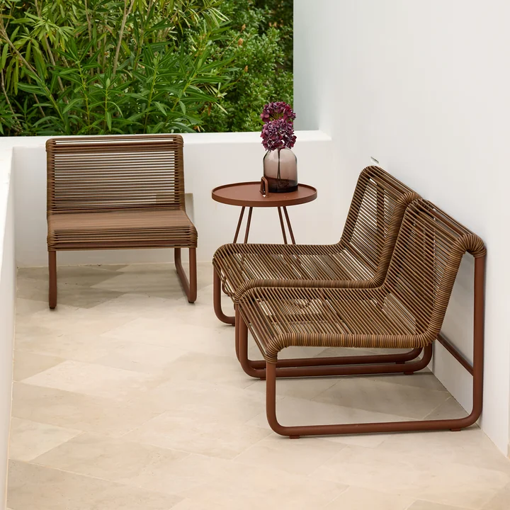 Cane-line - Al Dente Loungesessel, desert rot