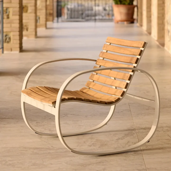 Cane-line - Parc Schaukelstuhl Teak / sand