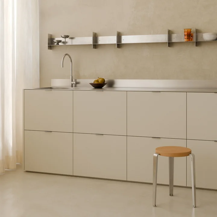 TipToe - PLI Wandregal, CORE, Edelstahl