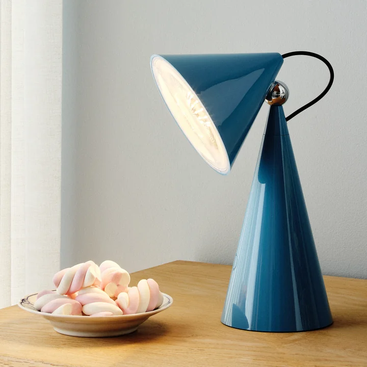 Tom Dixon - Pose LED Tischleuchte mit Akku, babyblau