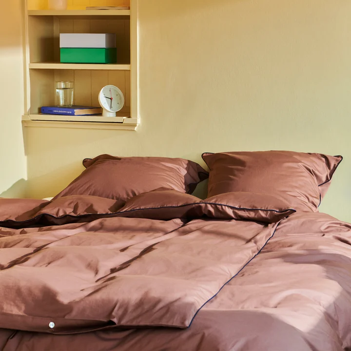 HAY - Outline Bettwäsche, milk chocolate