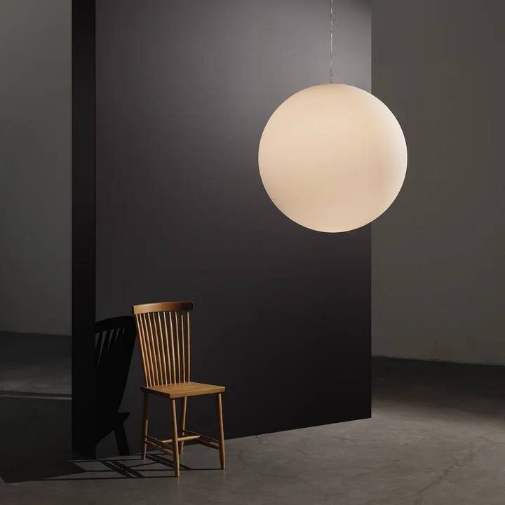 Design House Stockholm - Luna Pendelleuchte XL Ø 60 cm, weiß