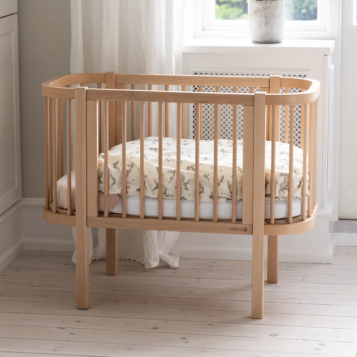 Sebra - Beistellbett, Wooden Edition