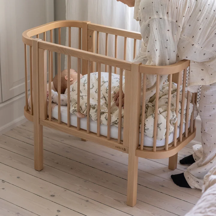 Sebra - Beistellbett, Wooden Edition