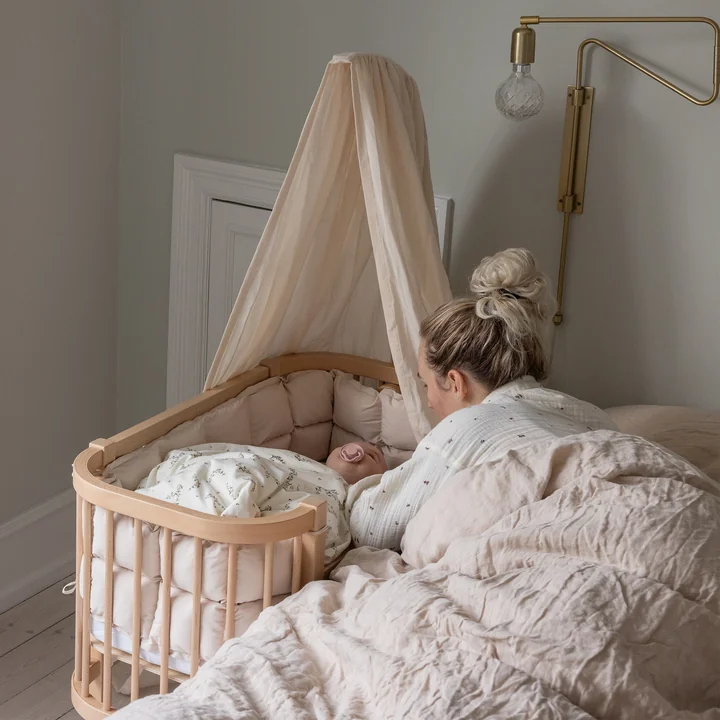 Sebra - Beistellbett, Wooden Edition