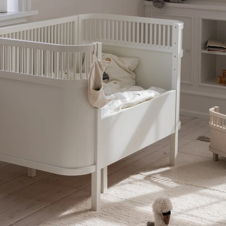 Sebra - Bett-Tasche, Mond, creamy white