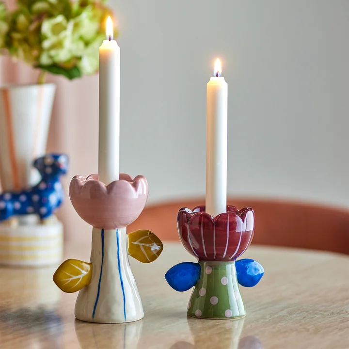 Bloomingville - Florita Votive & Kerzenhalter, multi (2er-Set)