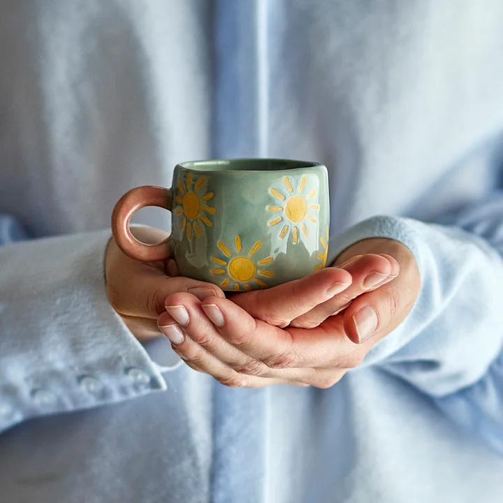 Bloomingville - Nini Tasse, Sonne, blau
