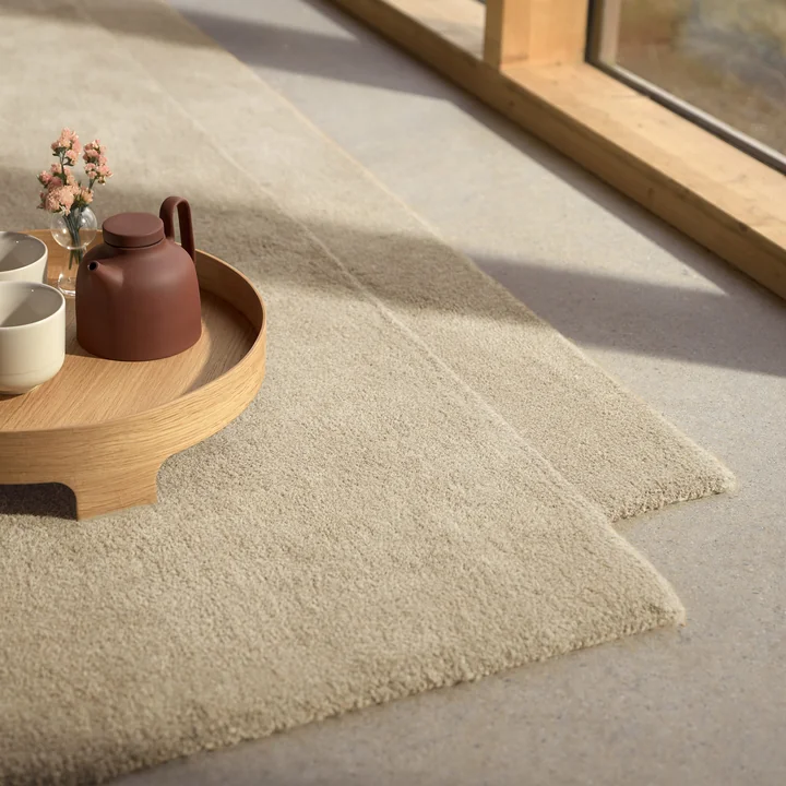 Design House Stockholm - Level Teppich, beige