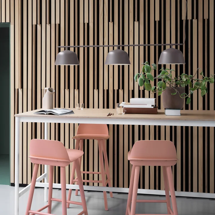 Muuto - Ambit Rail Pendelleuchte, taupe