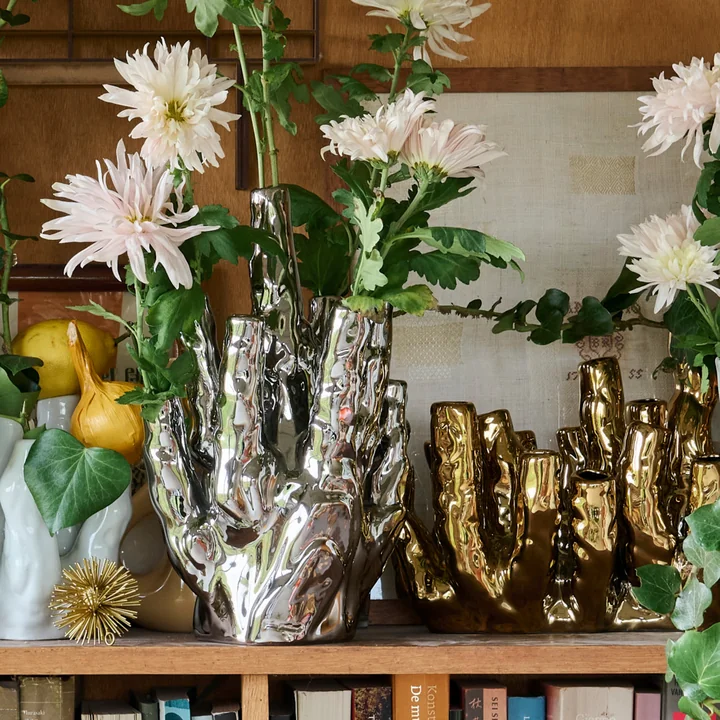 POLSPOTTEN - Coral Vase 20 Tulips, silber