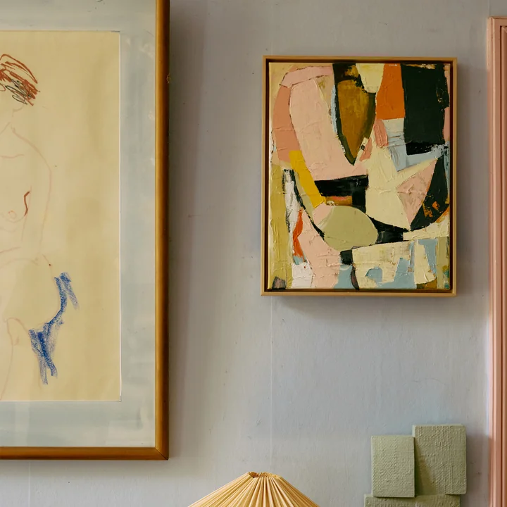 Hkliving - Framed Artwork, Colour Compliment, 43 x 53 cm, mehrfarbig