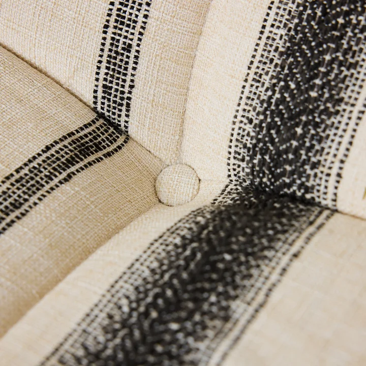 HKliving - Lazy Lounge Chair, Outdoor, chalkstripe