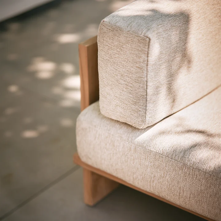 HKliving - Outdoor Teak Lounge-Sofa, natural