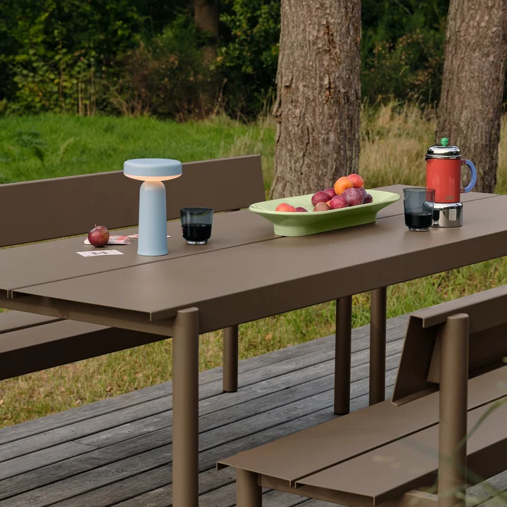 Muuto - Ease Portable LED Outdoor Akkuleuchte, hellblau