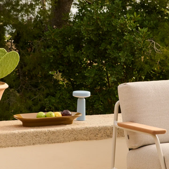 Muuto - Ease Portable LED Outdoor Akkuleuchte, hellblau