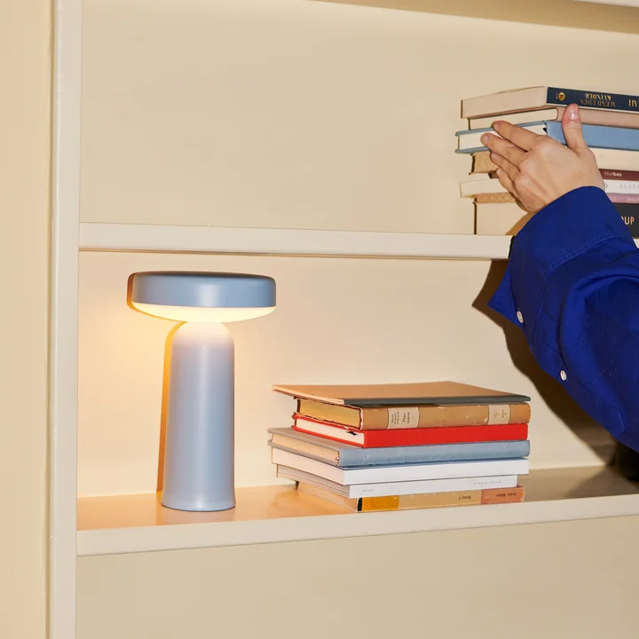 Muuto - Ease Portable LED Outdoor Akkuleuchte, hellblau