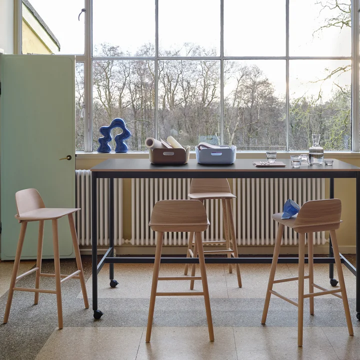 Muuto - Nerd Barhocker, Eiche